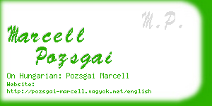 marcell pozsgai business card